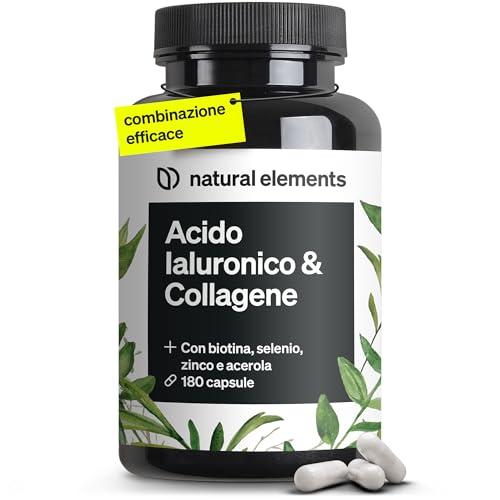 Collagene e Acido Ialuronico Integratore 180 Capsule