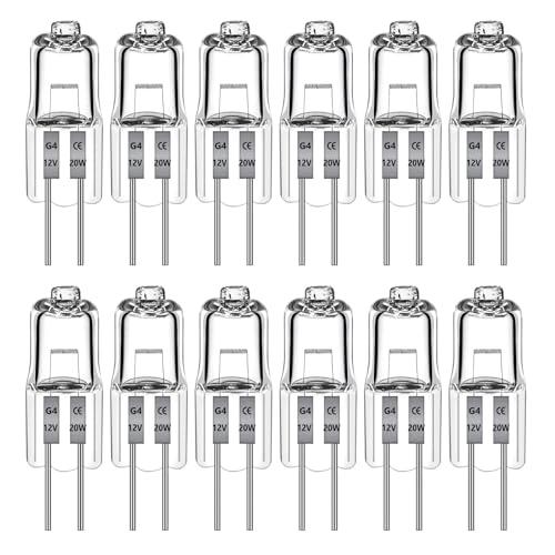 Lampadina G4 20W 12V Alogena Dimmerabile Bianco Caldo 2700K - Set da 12