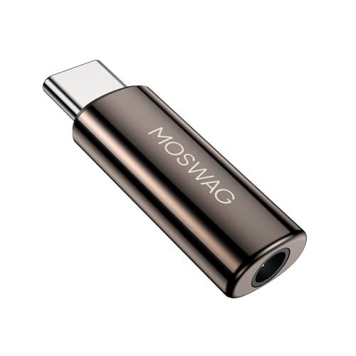 MOSWAG Adattatore USB-C Jack Audio 3.5mm con DAC Integrato