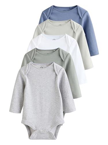 NEXT Confezione da 5 body a maniche lunghe Grey/White 2 Anni