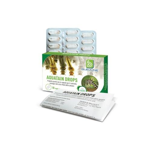Aquatain Drops: Capsule Idrosolubili per il Controllo Ecologico delle Zanzare