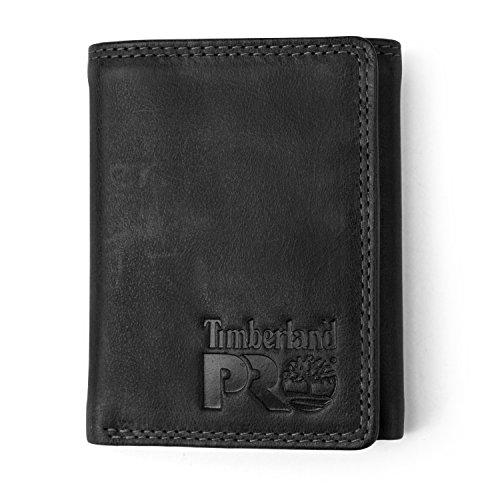 Timberland PRO - Portafoglio RFID trifold in pelle da uomo