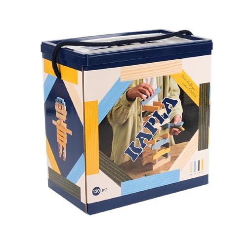 KAPLA - Set di Costruzioni con 120 Assi di Legno Colorate