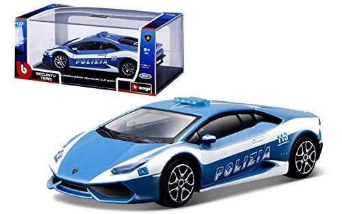 Bburago 18-30309 - Modellino Die Cast Lamborghini Huracan Polizia Scala 1:43