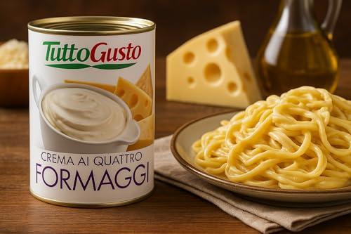 Crema ai Quattro Formaggi in Lattina da 400g