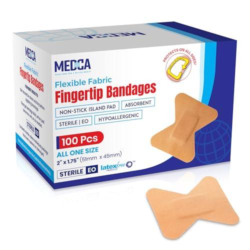 Bendaggio Adesivo Flessibile per Polpastrelli - 100 Pezzi