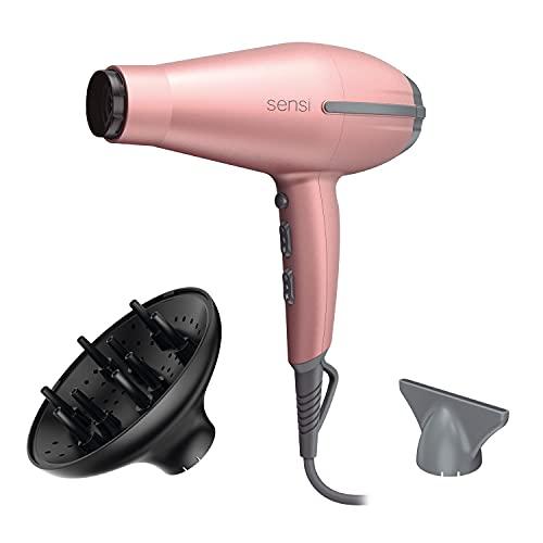 Gama Italy Professional Phon Tempo 5D Sensi - Asciugacapelli Professionale con Tecnologia 5D Ultra Ozone Ion Protect - 2200 W - Rosa