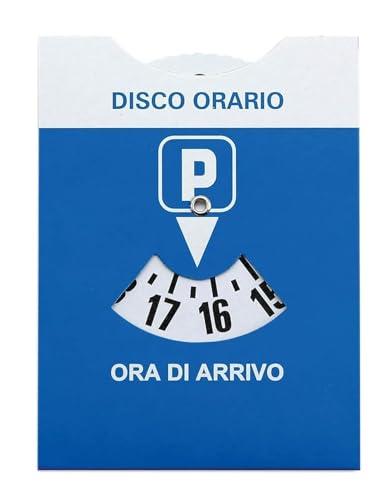 Disco Orario Auto MAXI con Busta Protettiva in PVC - 15x12 CM - BENESSERE In Linea®