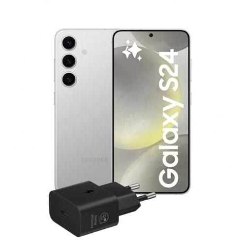 Samsung Galaxy S24 Marble Gray - Smartphone AI con Fotocamera 50MP e Caricatore Incluso