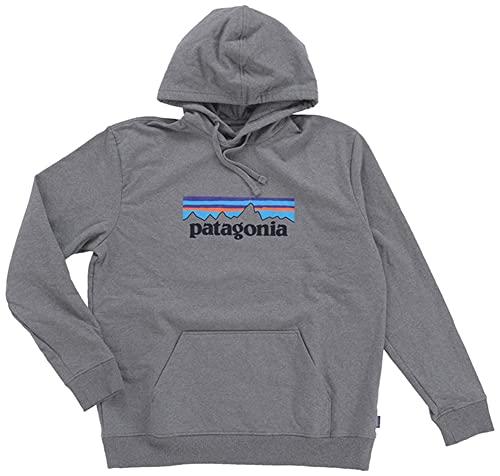 Patagonia P-6 Logo Uprisal Hoody, Grigio mélange (Gravel Heather), XL