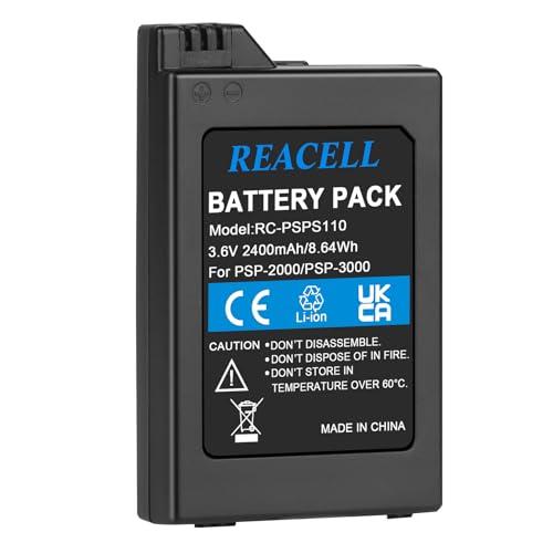 Batteria Sostitutiva REACELL 2400mAh per Sony PSP 2000/3000 (PSP-S110)