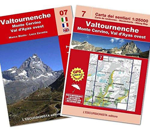 Valtournenche, monte Cervino trekking. Con cartina 1:250.000. Ediz. multilingue