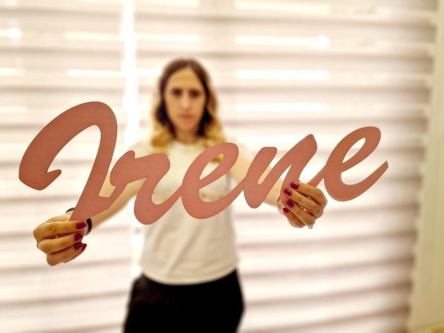 Scritta in Legno Personalizzata - Nome Inciso al Laser | Topper o Targa Decorativa