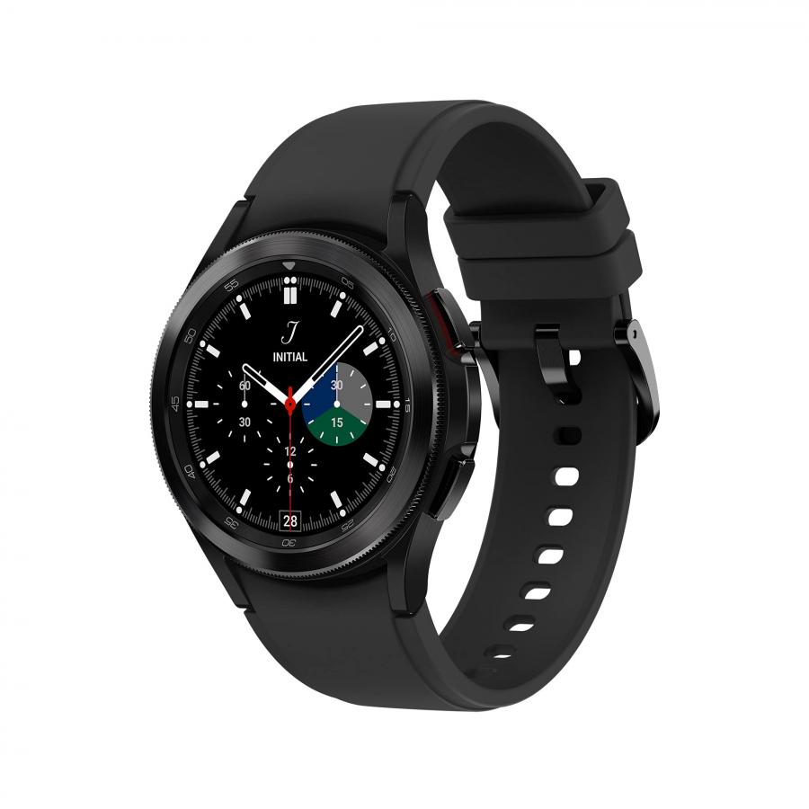 Samsung Galaxy Watch4 Classic 42mm SmartWatch Acciaio Inox, Ghiera Rotante, Monitoraggio Benessere, Fitness Tracker, Nero 2021 [Versione Italiana]