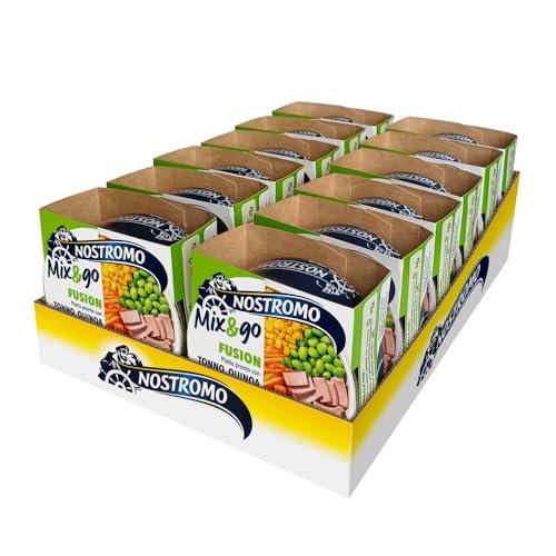Nostromo Mix&Go Fusion - Piatto Pronto con Tonno, Quinoa ed Edamame