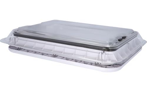 BERGER Lucernario per Tetto Camper 70x50 con Zanzariera e Tenda Oscurante