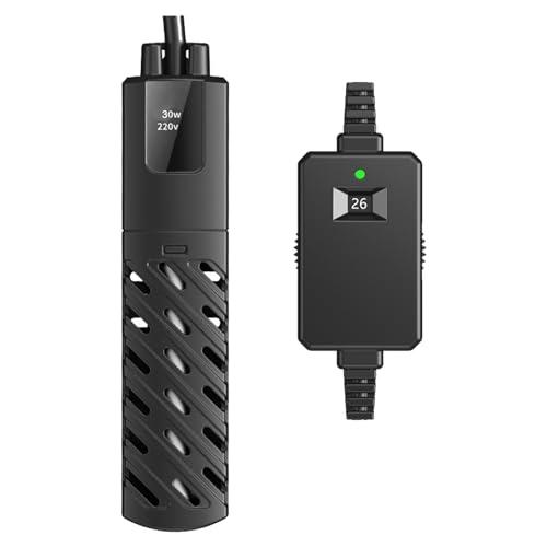 GERUI Mini riscaldatore per acquario, 15 l, 100 – 240 V, 50/60 Hz. Intervallo di controllo della temperatura: 20 ℃ – 34 ℃, utilizzato per acquario e acquario, PTC, isolamento termico automatico