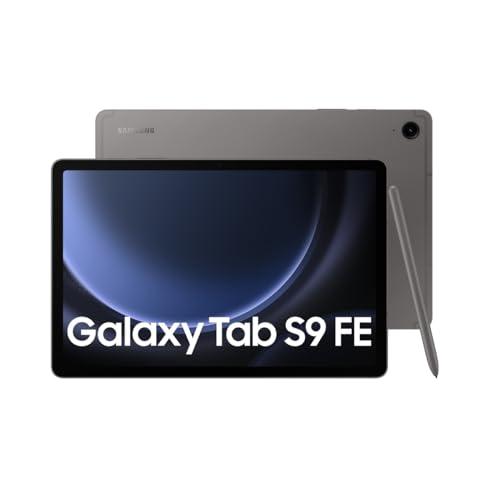 Samsung Galaxy Tab S9 FE Tablet 10.9'' 5G 128GB S Pen Inclusa Batteria Lunga Durata Certificazione IP 68, Antracite, Versione FR