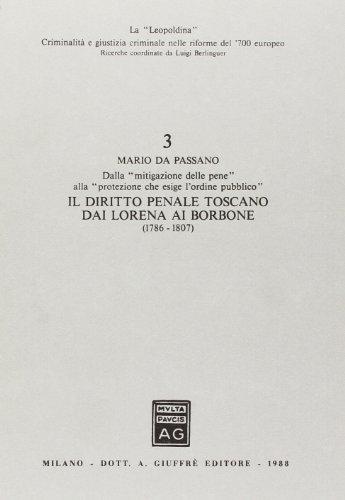Da passano diritto penale toscano