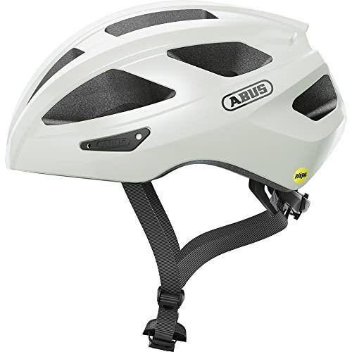 Abus Macator MIPS Casco da Bici da Corsa - Bianco Taglia M
