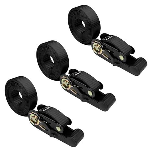 Chiluxendo 3 Pezzi Cinghie a Cricchetto Piccole per Fissaggio Moto e Carichi