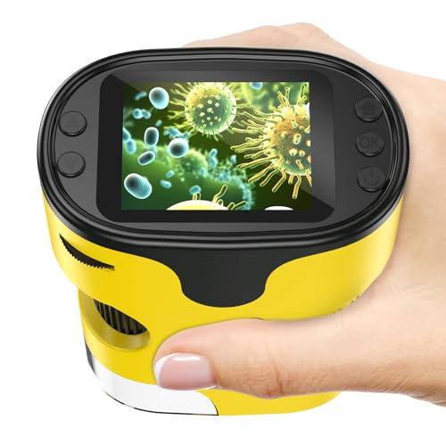 Microscopio Digitale Portatile per Bambini 1000X con Schermo 4K