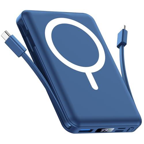 Vexnara Powerbank Magnetico Wireless 10000mAh con Magsafe - Blu