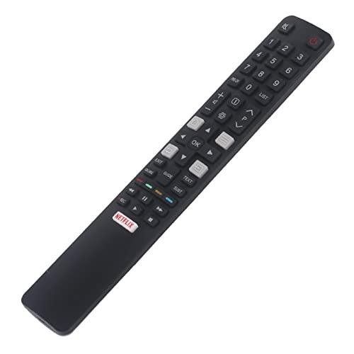 YKEBU RC802N Telecomando universale di ricambio TCL Smart TV per Thomson 4K LCD LED 32DS520 40S6000FS 49DP600 49S6000FS 50DP600 F43S5916 H32S5916 U49P6016 U55P6006 - Nessuna configurazione richiesta
