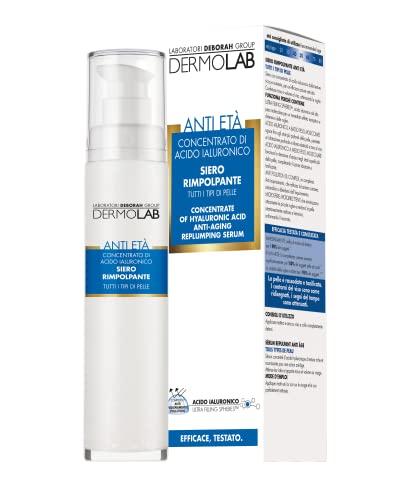 Dermolab Siero Viso Rimpolpante Anti-Età Concentrato di Acido Ialuronico