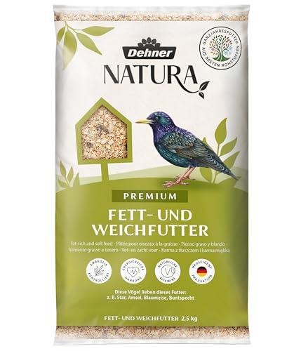 Dehner Natura Premium Mangime per Uccelli Selvatici, Grasso e Morbido, 2,5 kg