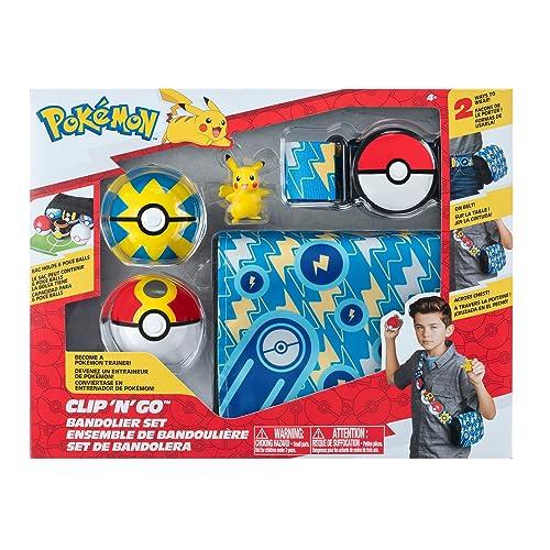 Pokémon Clip 'N' Go Bandoliera Set con Pikachu