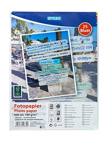Stylex 40832 Carta Fotografica Lucida A4