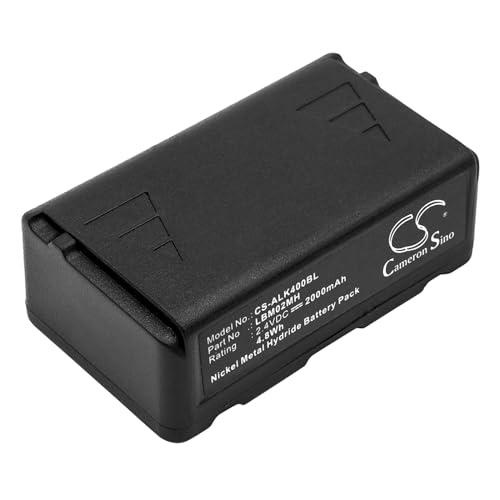 TECHTEK Batteria 2000mAh compatibile con Autec Light LK4, LK6, LK8 sostituisce ARB-LBM02M, LBM02MH