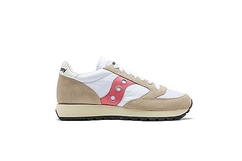 Saucony Jazz Original Vintage, Sneaker Donna, Bianco Rosa, 39 EU