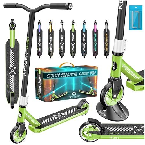 KESSER® Monopattino Acrobatico X-Limit-Pro 360° Verde Lime