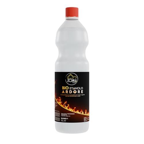 ZOMAHOME Bioetanolo Liquido per Stufa e Camino Inodore - 1 Litro