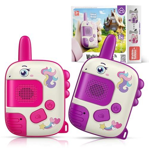Walkie-Talkie per Bambini a Tema Unicorno e Dinosauro