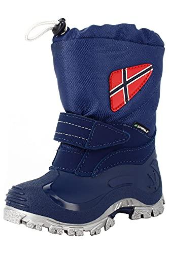 Spirale Morten, Stivali da Neve Unisex per Bambini, Impermeabili e Antiscivolo