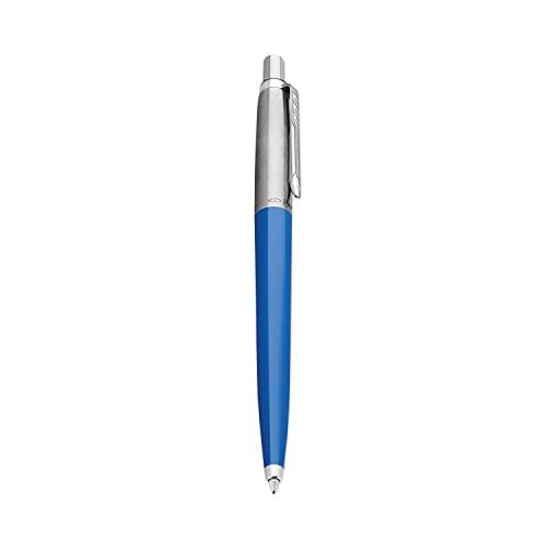 Parker Jotter Originals Penna a Sfera, Finitura Blu Classica, Punta Media, Inchiostro Blu