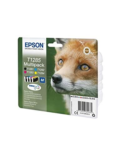 Epson Original Durabrite Ultra, Multipack T1285, Cartuccia d'inchiostro, Imballaggio standard, colori assortiti Nero, Giallo, Magenta, Ciano