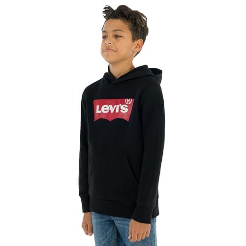 Levi's Lvb Batwing Screenprint Hoodie, Felpa con Cappuccio Bambini e ragazzi, Nero (Black), 12 anni