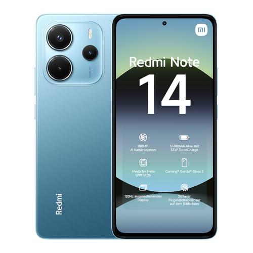 Smartphone Xiaomi Redmi Note 14, 6+128GB, Blu