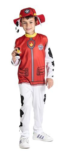 Costume di Carnevale Marshall Paw Patrol - Taglia 3-4 Anni con Accessori