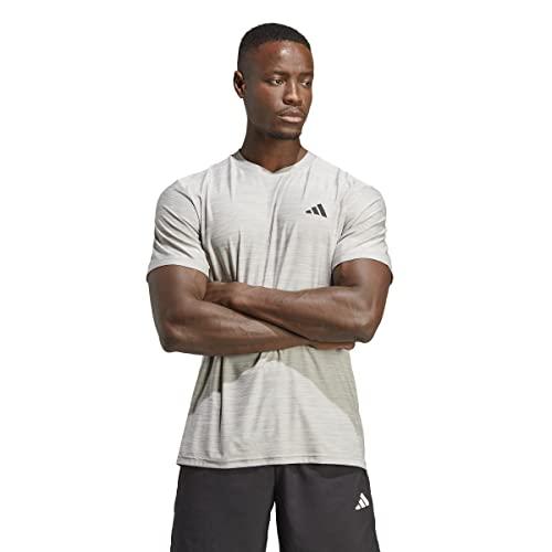 Adidas Train Essentials Stretch Training Tee Grigio/Bianco/Nero - Maglietta da Allenamento Uomo