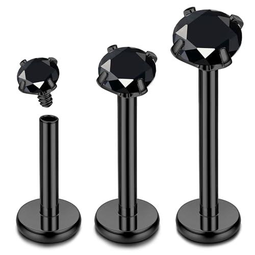 Chriscoco Labret Titanio G23 con Zircone