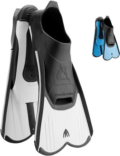 Cressi Light Fins Pinne Corte da Allenamento Bianco Misura 41/42 (7/8)