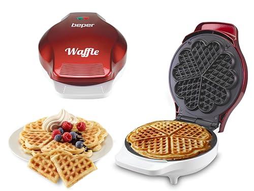 Beper Piastra per Waffle a Cuore - Cottura Perfetta e Design Vivace