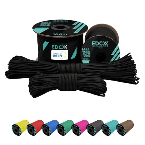 EDCX Paracord 275 in Nylon da 2 mm - Corda 100% Nylon a 3 Trefoli, Vari Colori e Lunghezze