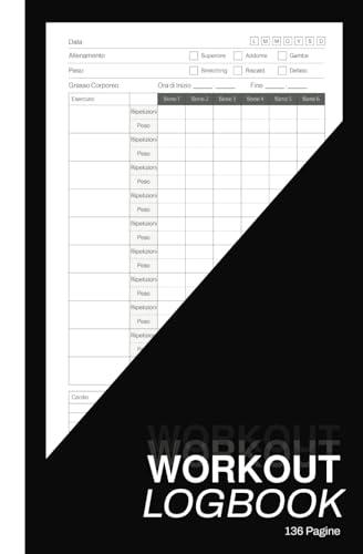 Workout Log Book - Fitness Planner Giornaliero Tascabile