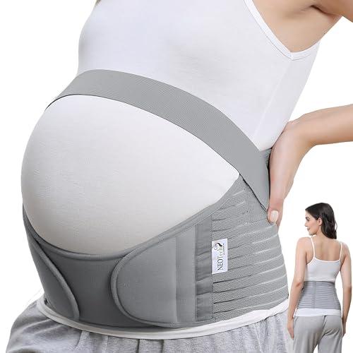 NEOtech Care - Fascia di Supporto Maternità - Comfort e Sollievo Durante la Gravidanza (Grigio, M)
